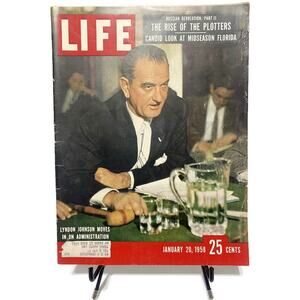 Life Magazine January 20 1958 Lyndon Johnson Takes the Leadership in Congress